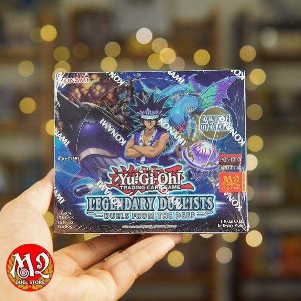 Hộp thẻ bài Yugioh Legendary Duelists: Duels From the Deep Booster Box - LED9 Chính hãng Konami
