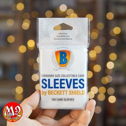 Bọc bài Standard size Ultra Clear Classic Sleeves - Trong suốt - Chính hãng Beckett Shield