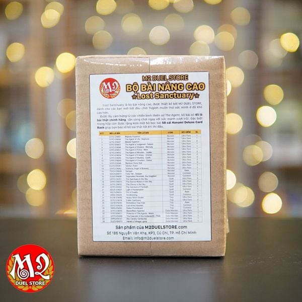Hộp thẻ bài Yugioh THE AGENT - LOST SANCTUARY - Structure Deck - Chính hãng M2 DUEL Store