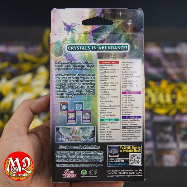 Hộp thẻ bài Yugioh Legend of the Crystal Beasts Structure Deck – Chính hãng Konami