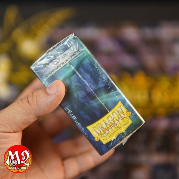 Bọc bài Standard Size Matte Sleeves - Clear ‘Angrozh’ - Trong suốt mờ - Chính hãng Dragon Shield