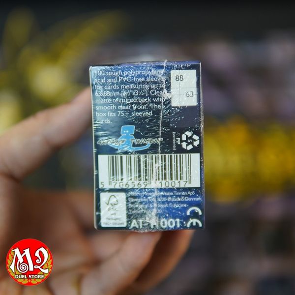 Bọc bài Standard Size Matte Sleeves - Clear ‘Angrozh’ - Trong suốt mờ - Chính hãng Dragon Shield