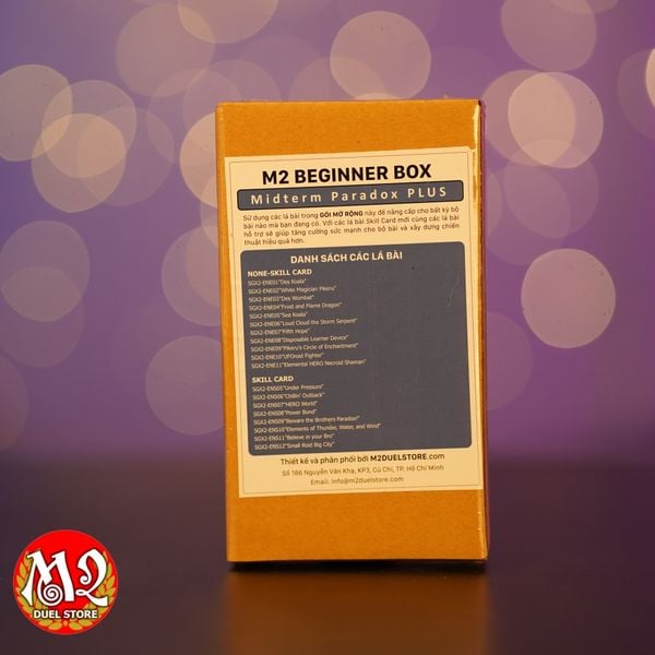 Hộp thẻ bài Yugioh M2 Beginner Pack: Gói mở rộng SGX2 Midterm Paradox - SPEED DUEL - Chính hãng M2 DUEL Store