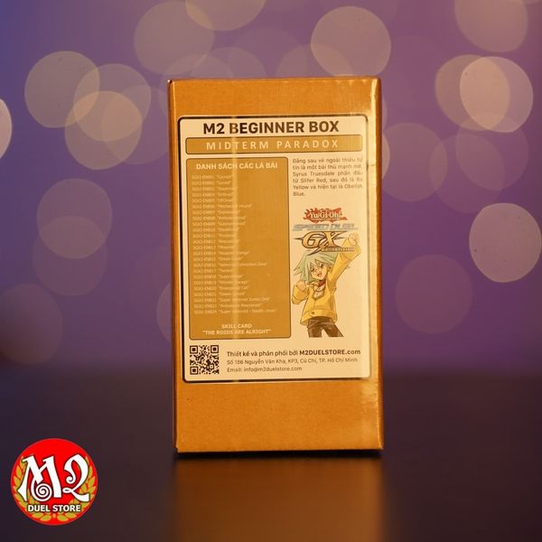 Hộp thẻ bài Yugioh M2 Beginner Deck: Syrus Truesdale - SGX2 - SPEED DUEL Midterm Paradox - Chính hãng M2 DUEL Store