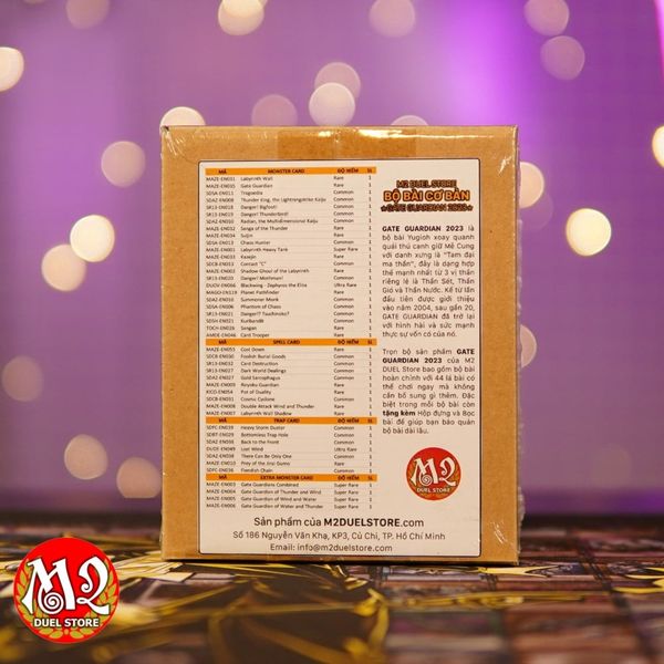 Hộp Thẻ Bài Yugioh Gate Guardian M2 Structure Deck - Tam Đại Ma Thần - Chính hãng M2 DUEL Store