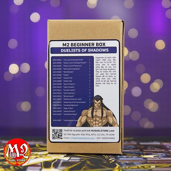 Hộp thẻ bài Yugioh M2 Beginner Deck KAGEMARU - Unlocking the Power - SGX3 - Speed Duel GX Duelists of Shadows - Chính Hãng M2 DUEL Store