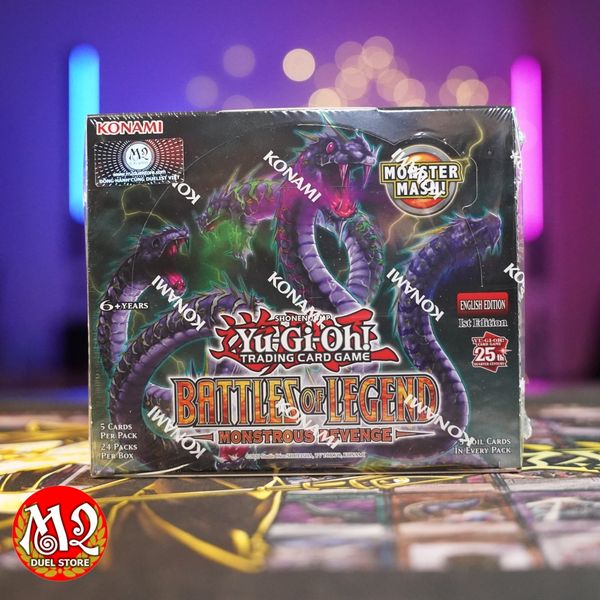 Hộp thẻ bài Yugioh Battles of Legend Monstrous Revenge Booster Box - BLMR Chính hãng Konami