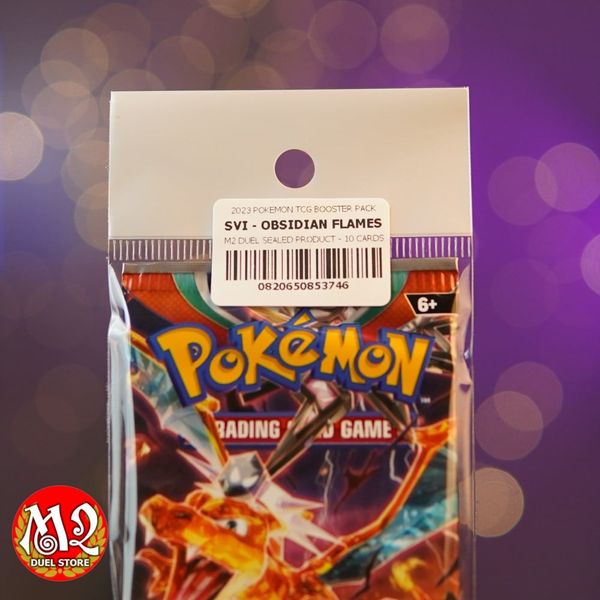 Gói thẻ bài Pokemon Scarlet & Violet OBSIDIAN FLAMES Booster Pack - Chính hãng Nintendo
