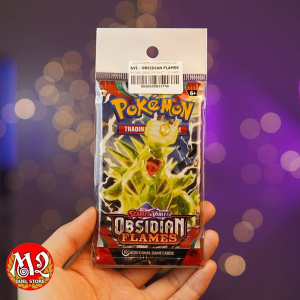 Gói thẻ bài Pokemon Scarlet & Violet OBSIDIAN FLAMES Booster Pack - Chính hãng Nintendo