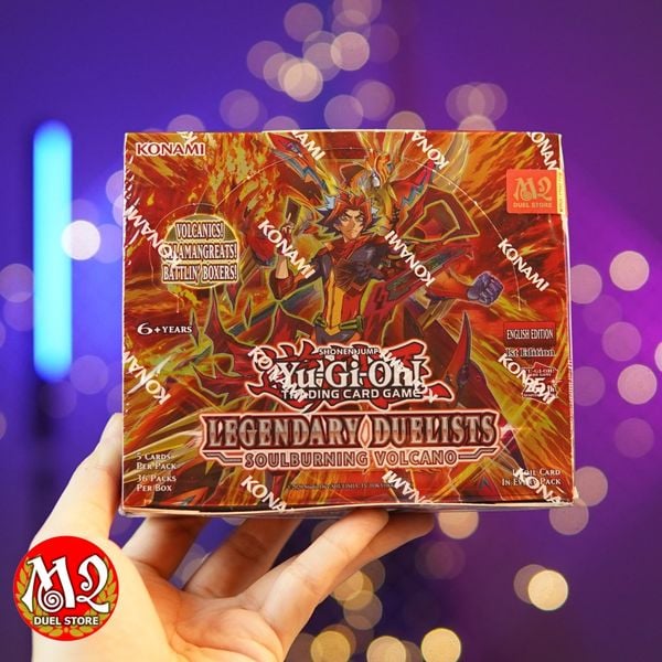 Hộp Thẻ Bài Yugioh Legendary Duelists: Soulburning Volcano Booster Box - LD10 Chính Hãng Konami