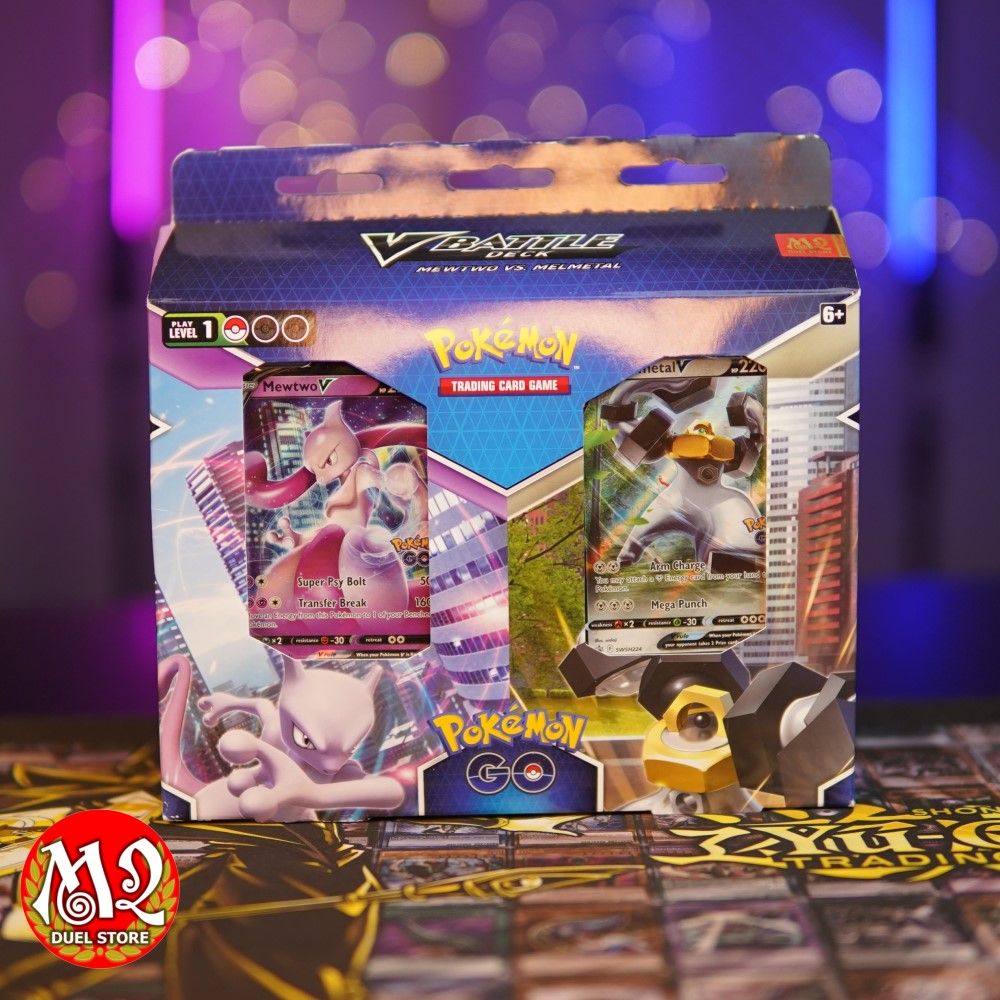 Pokemon GO Mewtwo V/Melmetal V Battle Deck Bundle