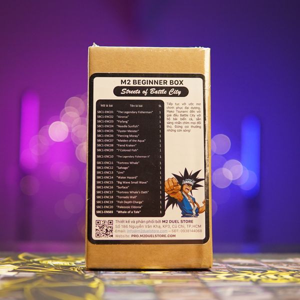 Hộp thẻ bài Yugioh M2 Beginner Deck - MAKO TSUNAMI - SBC1 Speed Duel Streets of Battle City - Chính Hãng M2 DUEL Store