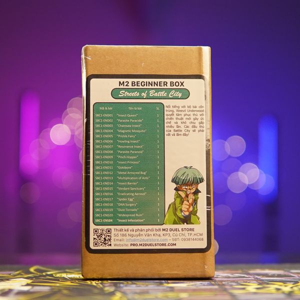 Hộp thẻ bài Yugioh M2 Beginner Deck - WEEVIL UNDERWOOD DECK - SBC1 Speed Duel Streets of Battle City - Chính Hãng M2 DUEL Store