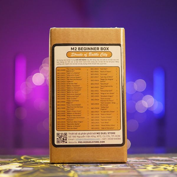 Hộp thẻ bài Yugioh M2 Beginner Pack - GÓI MỞ RỘNG - SBC1 Speed Duel Streets of Battle City - Chính Hãng M2 DUEL Store