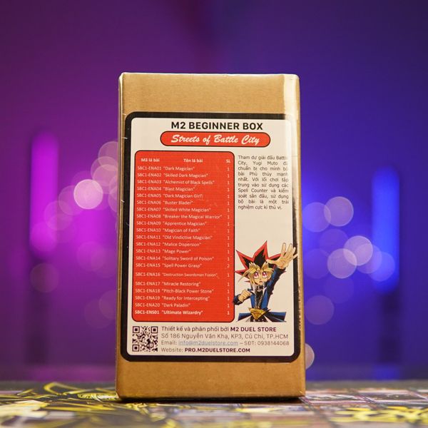 Hộp thẻ bài Yugioh M2 Beginner Deck - YUGI MUTO - SBC1 Speed Duel Streets of Battle City - Chính Hãng M2 DUEL Store
