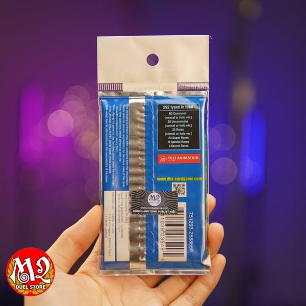 Gói thẻ bài Dragon Ball Super Card Game: Saiyan Showdown B15 - Booster Pack - Chính hãng Bandai