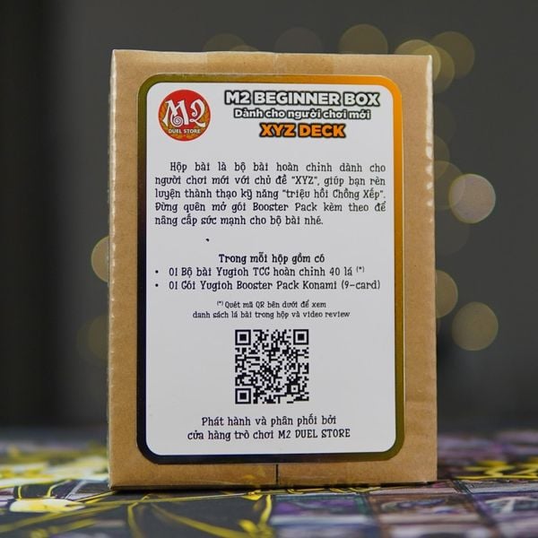 Hộp thẻ bài Yugioh M2 Beginner Deck STAS - XYZ Starter Deck - Chính hãng M2 DUEL Store