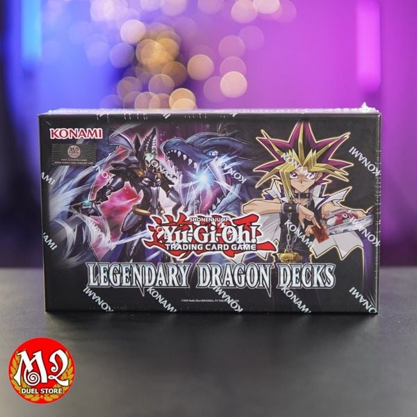 Hộp thẻ bài Yugioh Legendary Dragon Decks Box - Tái bản 2024 - LEDD - Chính hãng Konami