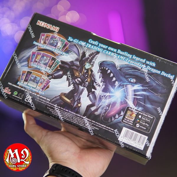 Hộp thẻ bài Yugioh Legendary Dragon Decks Box - Tái bản 2024 - LEDD - Chính hãng Konami
