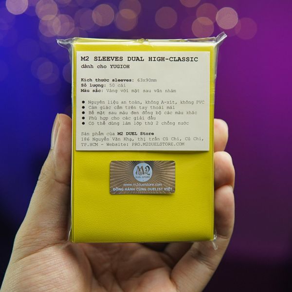 Bọc bài Small size / Yugioh Size M2 High Classic Sleeves - Chính hãng M2 DUEL Store