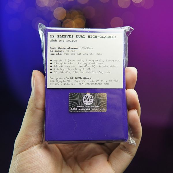 Bọc bài Small size / Yugioh Size M2 High Classic Sleeves - Chính hãng M2 DUEL Store