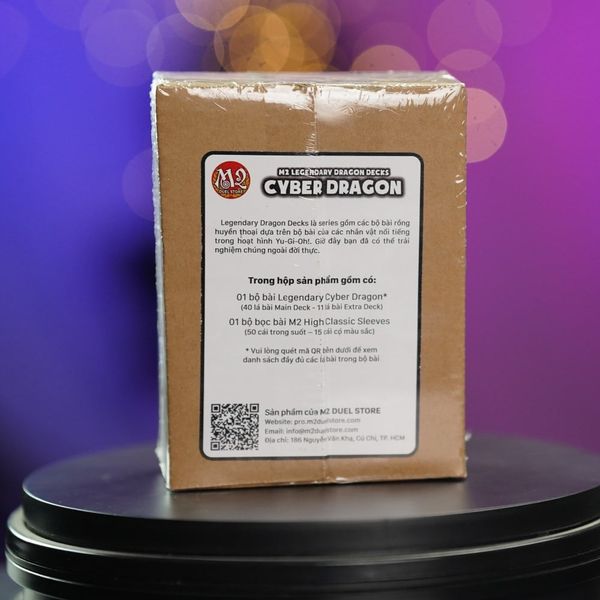 Hộp thẻ bài Yugioh Legendary Cyber Dragon Deck - Legendary Dragon Decks LEDD B - Chính hãng M2 DUEL Store