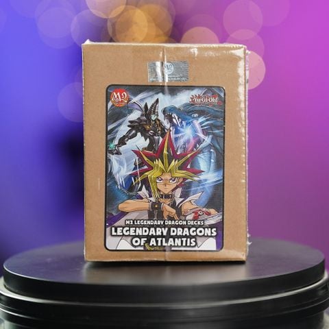 Hộp thẻ bài Yugioh Legendary Dragons of Atlantis Deck - Legendary Dragon Decks LEDD A - Chính hãng M2 DUEL Store
