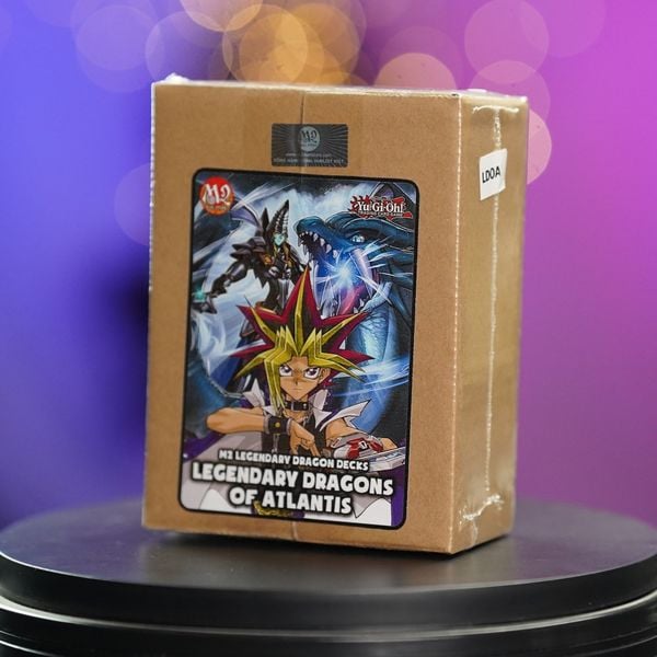 Hộp thẻ bài Yugioh Legendary Dragons of Atlantis Deck - Legendary Dragon Decks LEDD A - Chính hãng M2 DUEL Store