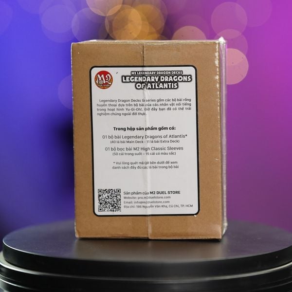 Hộp thẻ bài Yugioh Legendary Dragons of Atlantis Deck - Legendary Dragon Decks LEDD A - Chính hãng M2 DUEL Store
