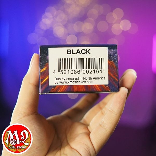 Bọc bài Standard Size Card Hyper Phoenix Sleeves - Black - Màu đen - Chính hãng KMC