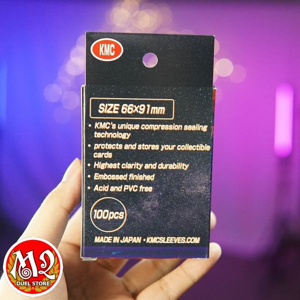 Bọc bài Standard Size Card Hyper Phoenix Sleeves - Black - Màu đen - Chính hãng KMC