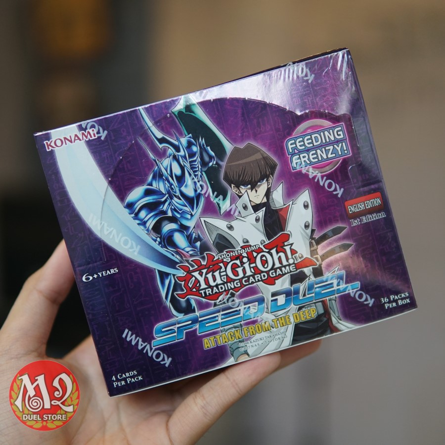 speed duel attack from the deep booster box Yu-Gi-Oh: Legendary Duelists or take Makos signature monster The Legendary Fisherman to even greater depths and find the catch of the day Speed Duel: Scars of Battle