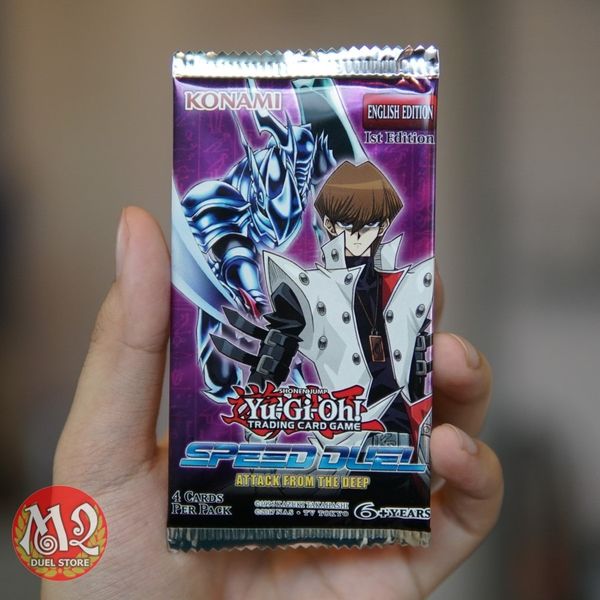 Gói thẻ bài Yugioh Speed Duel Attack from the Deep - Booster Pack - SBAD Chính hãng Konami