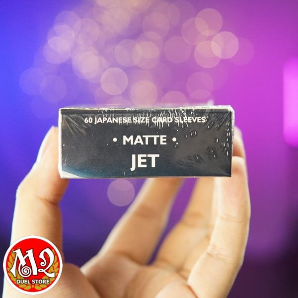 Bọc bài Japanese size Matte Sleeves - Jet - Bóng bẩy - Chính hãng Dragon Shield