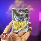 Bọc bài Japanese size Matte Sleeves - Clear - Trong suốt - Chính hãng Dragon Shield