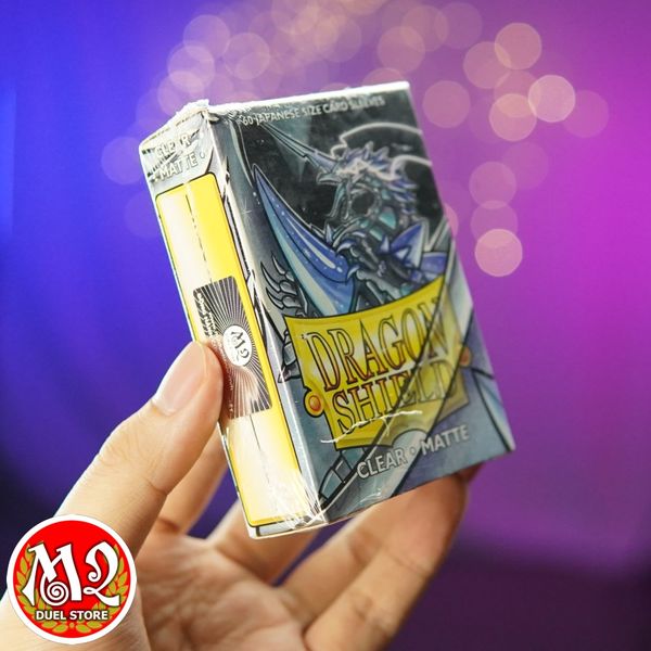 Bọc bài Japanese size Matte Sleeves - Clear - Trong suốt - Chính hãng Dragon Shield