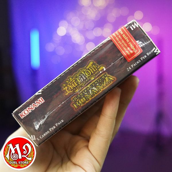 Hộp thẻ bài Yugioh Quarter Century Bonanza Booster Box - Rarity Collection RA03 Chính hãng Konami