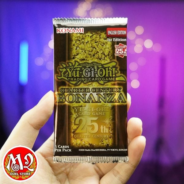 Hộp thẻ bài Yugioh Quarter Century Bonanza Booster Box - Rarity Collection RA03 Chính hãng Konami