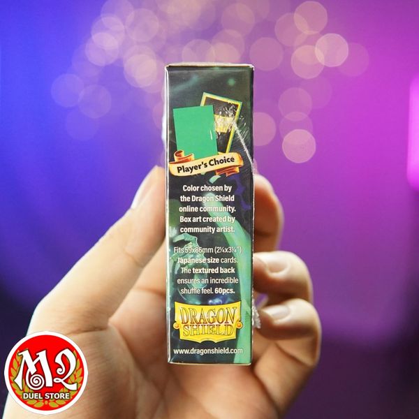 Bọc bài Japanese size Matte Sleeves - Aurora - Xanh Cực Quang - Chính hãng Dragon Shield