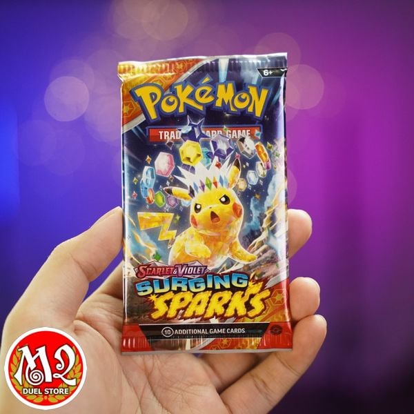 Gói thẻ bài Pokemon TCG Scarlet & Violet SURGING SPARKS Booster Pack - Chính hãng Nintendo