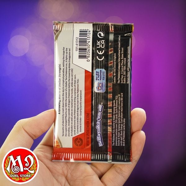 Gói thẻ bài Pokemon TCG Scarlet & Violet SURGING SPARKS Booster Pack - Chính hãng Nintendo