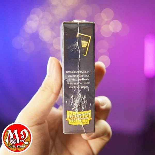 Bọc bài Japanese size Matte Sleeves - Midnight Blue - Xanh nửa đêm - Chính hãng Dragon Shield