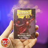 Bọc bài Japanese size Matte Sleeves - Blood Red - Đỏ Huyết - Chính hãng Dragon Shield