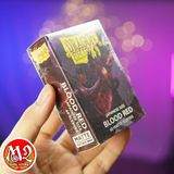Bọc bài Japanese size Matte Sleeves - Blood Red - Đỏ Huyết - Chính hãng Dragon Shield