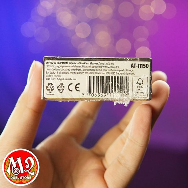 Bọc bài Japanese size Matte Sleeves - Blood Red - Đỏ Huyết - Chính hãng Dragon Shield