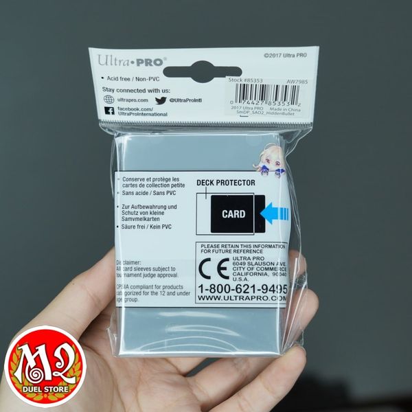 Xả kho Bọc bài Small size Phantom Bullet (60ct) for Sword Art Online II - Chính hãng Ultra Pro