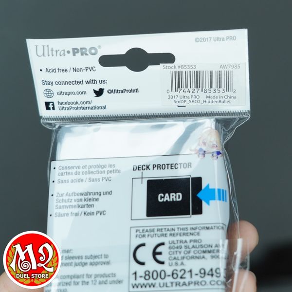 Xả kho Bọc bài Small size Phantom Bullet (60ct) for Sword Art Online II - Chính hãng Ultra Pro