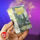 Bọc bài Japanese size Matte Sleeves - Forest Green - Rừng Xanh - Chính hãng Dragon Shield