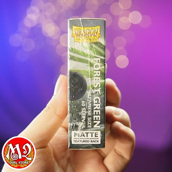 Bọc bài Japanese size Matte Sleeves - Forest Green - Rừng Xanh - Chính hãng Dragon Shield