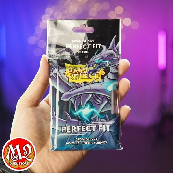 Bọc bài Japanese Size Inner Sleeves Perfect Fit - Clear - Trong suốt - Chính hãng Dragon Shield